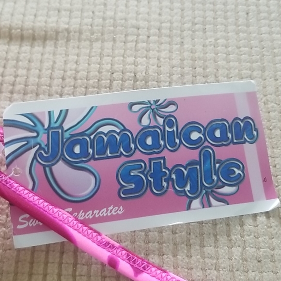 NWT Pink and Maroon Bikini Bottom Small - Picture 3 of 3